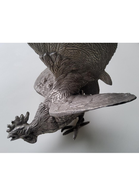 Cocoș ornamental din bronz